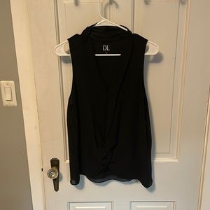 DL Sheer Sleeveless Top Front Detail
